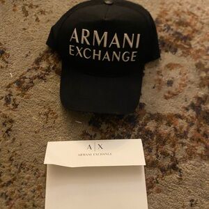 Armani Exchange Black Cap